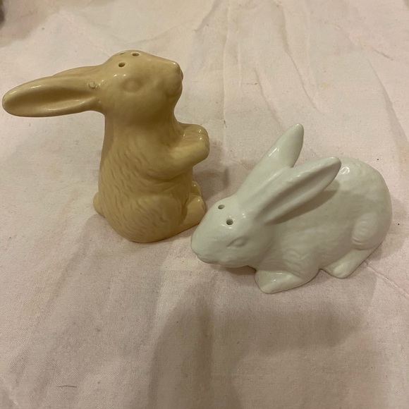 Rabbit Salt and Pepper Shakers (DE) - Picture 1 of 10